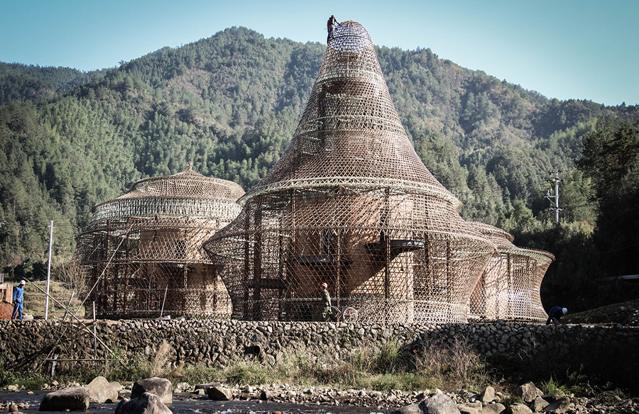 Embracing Sustainability: Bamboo Hostels in China by Studio Anna Heringer